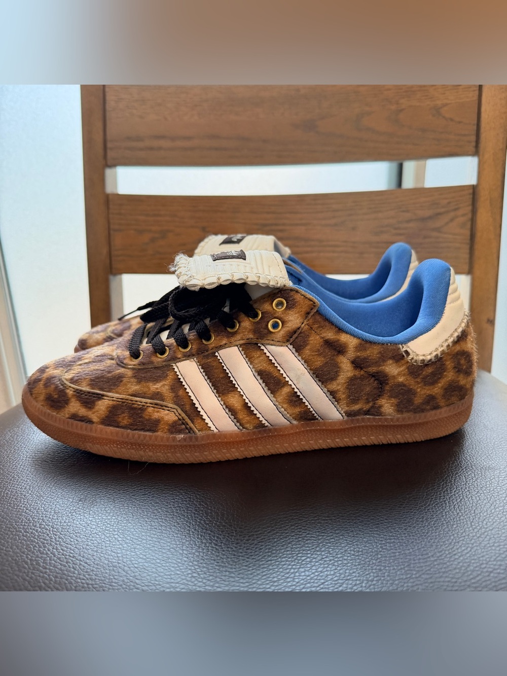 Wales Bonner x adidas Samba Pony 'Leopard' sneakers ax 9.5 for men - Picture 4 of 11